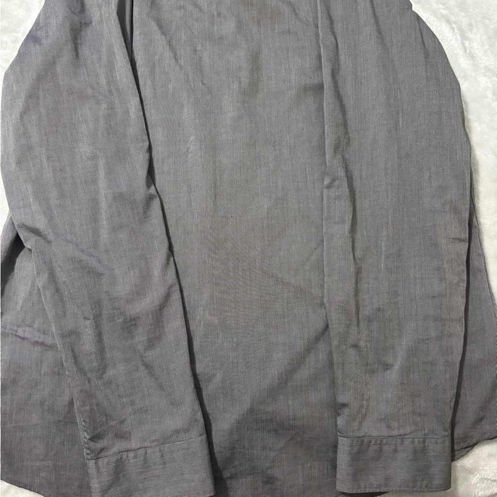 Calvin Klein Gray Striped Shirt